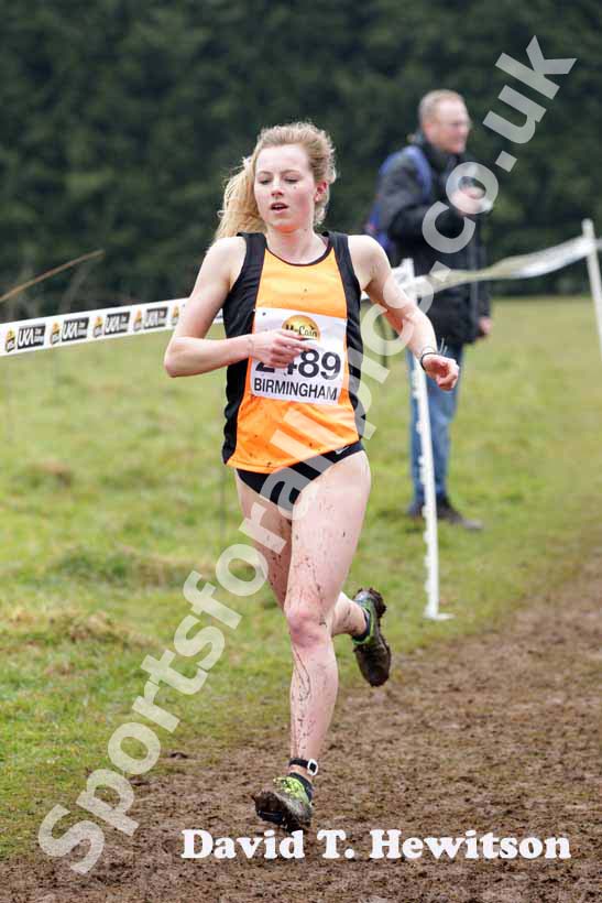 Georgina Taylor Brown during the under-20 womens McCain World Cross Country Trials and Inter Counties.